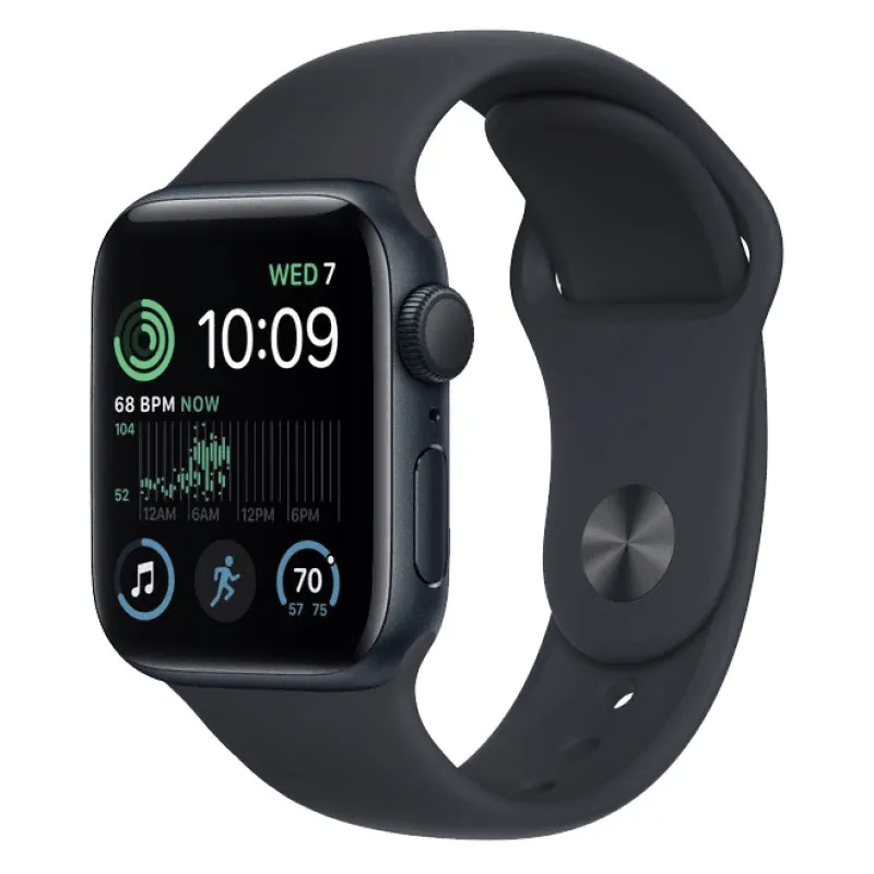 Apple Watch Series SE 40mm Midnight Aluminum Case with Midnight Sport Band
